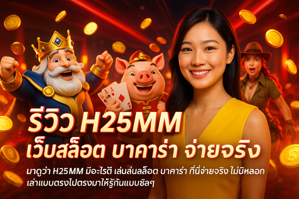 รีวิว H25MM เว็บสล็อต บาคาร่า จ่ายจริง