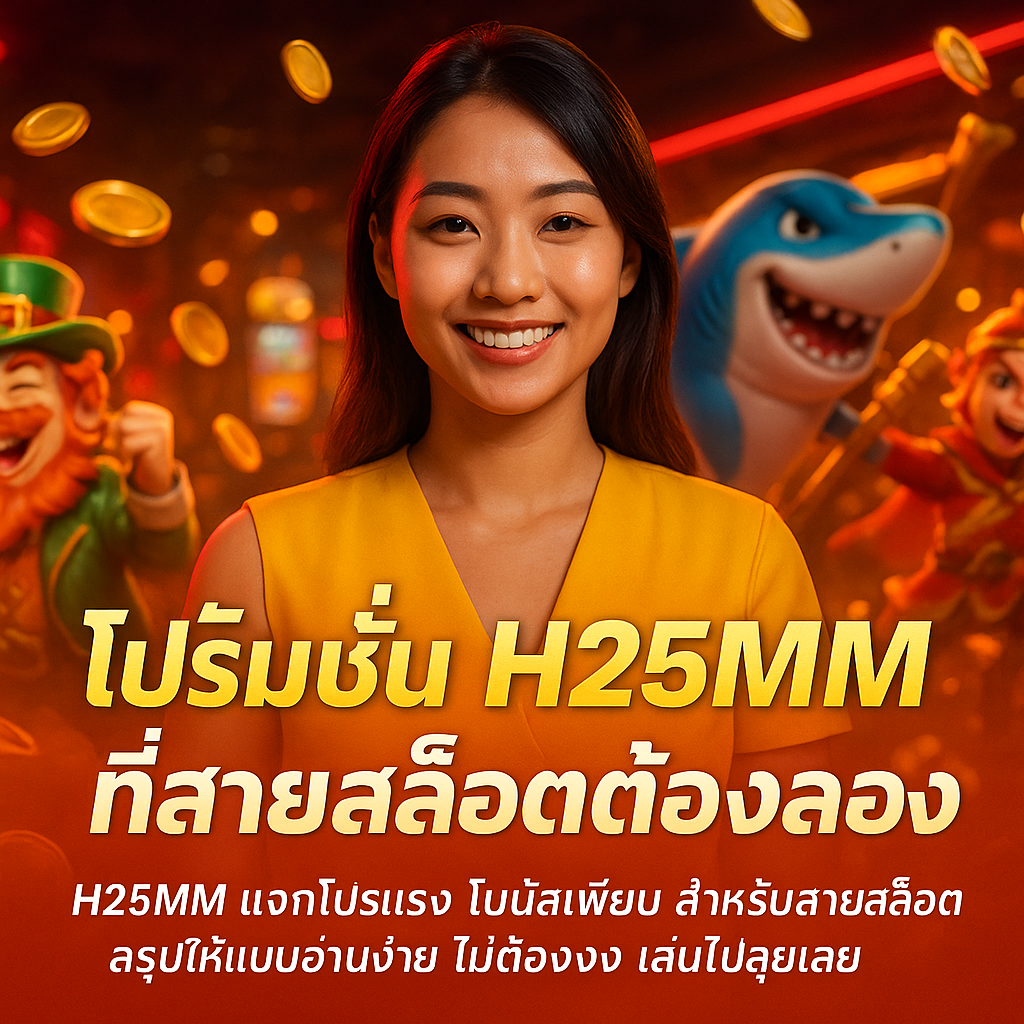 โปรโมชั่น H25MM ที่สายสล็อตต้องลอง