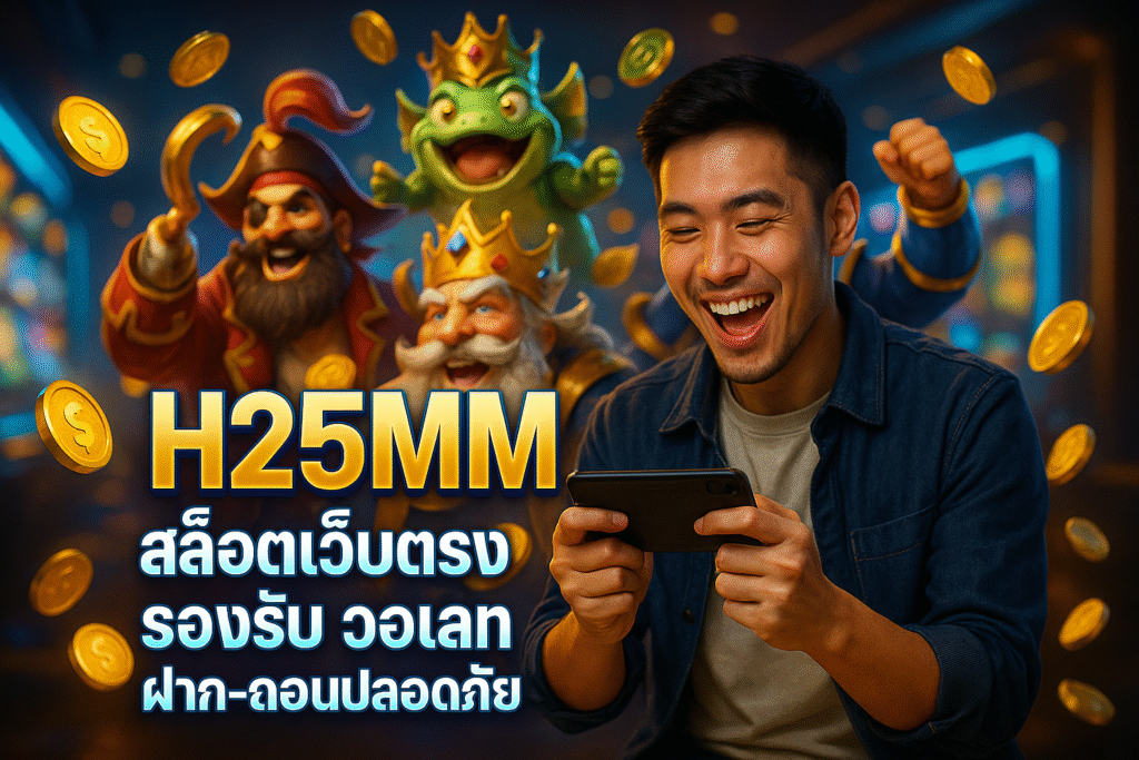 H25MM สล็อตเว็บตรง รองรับ วอเลท ฝาก-ถอนปลอดภัย