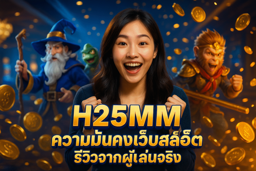 H25MM ความมั่นคงเว็บสล็อต รีวิวจากผู้เล่นจริง