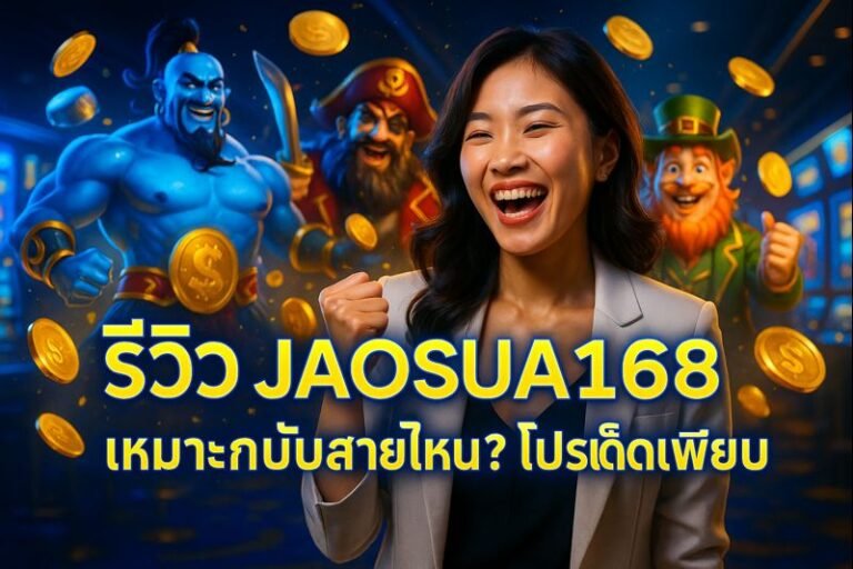 รีวิว JAOSUA168 เหมาะกับสายไหน? โปรเด็ดเพียบ